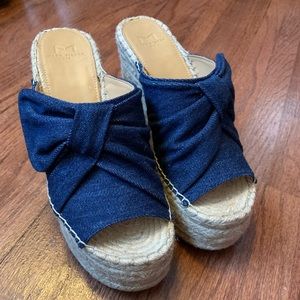 Aida Bow Espadrille wedge sandal